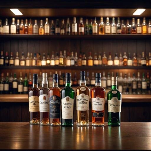 Огромный каталог алкоголя в знаменитом магазине